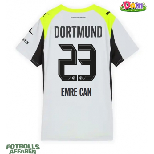 Borussia Dortmund Emre Can #23 Bortatröja Kvinnor 2025-26 Kortärmad
